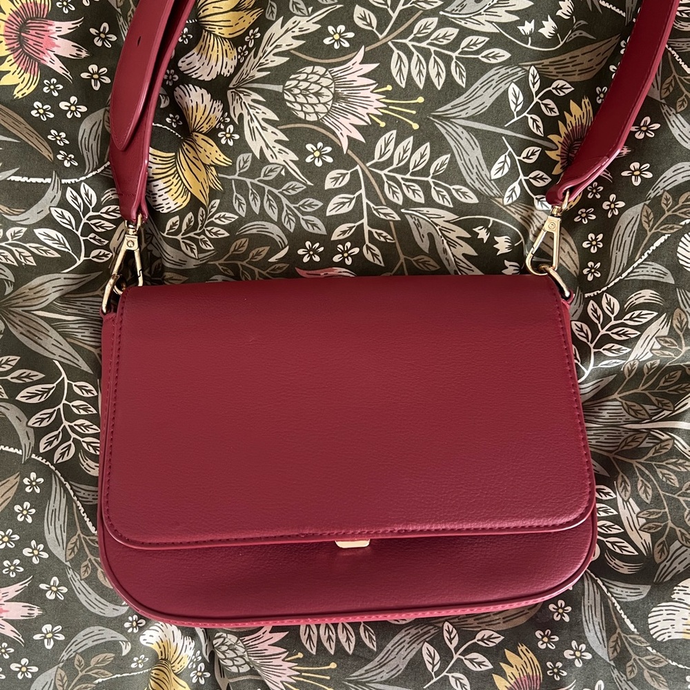 Vegan Leather Crossbody Bag